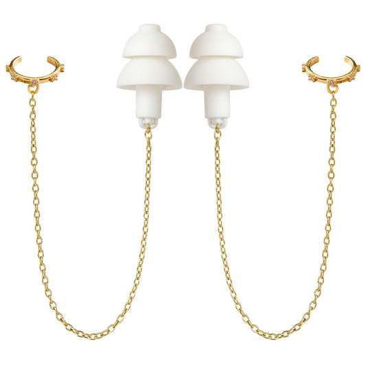 Earcuffs Voor Oordopjes (Clip) Goudkleurig