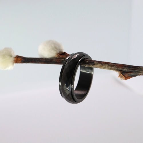 Anxiety ring (Glans) Zwart Sfeerbeeld