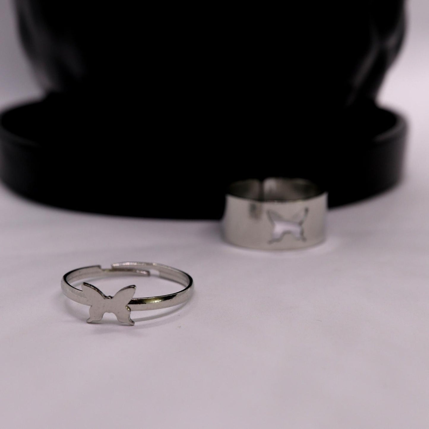 Butterfly Friendship Ring Silver