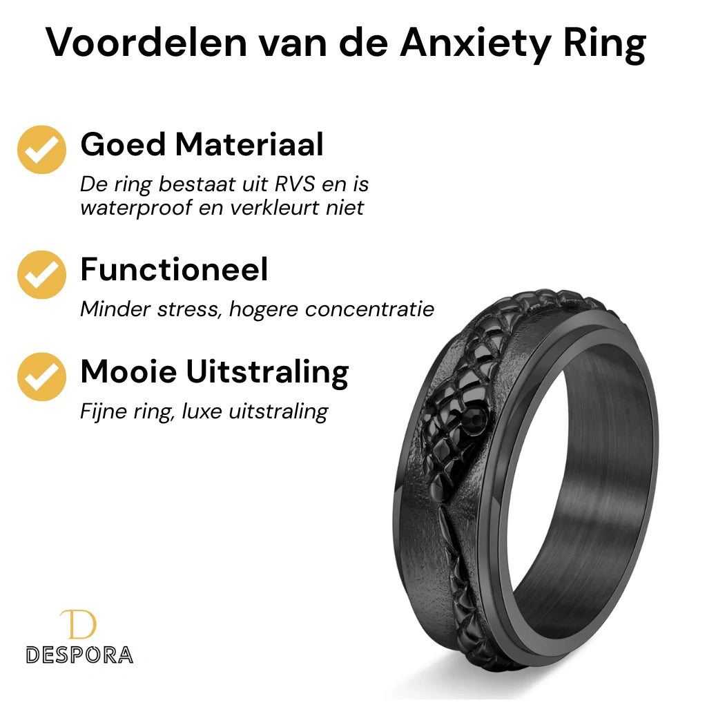 Anxiety Ring (Slang) Zwart voordelen