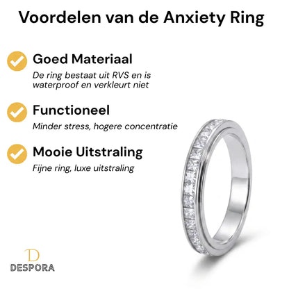Anxiety Ring (Spark) Zilver voordelen