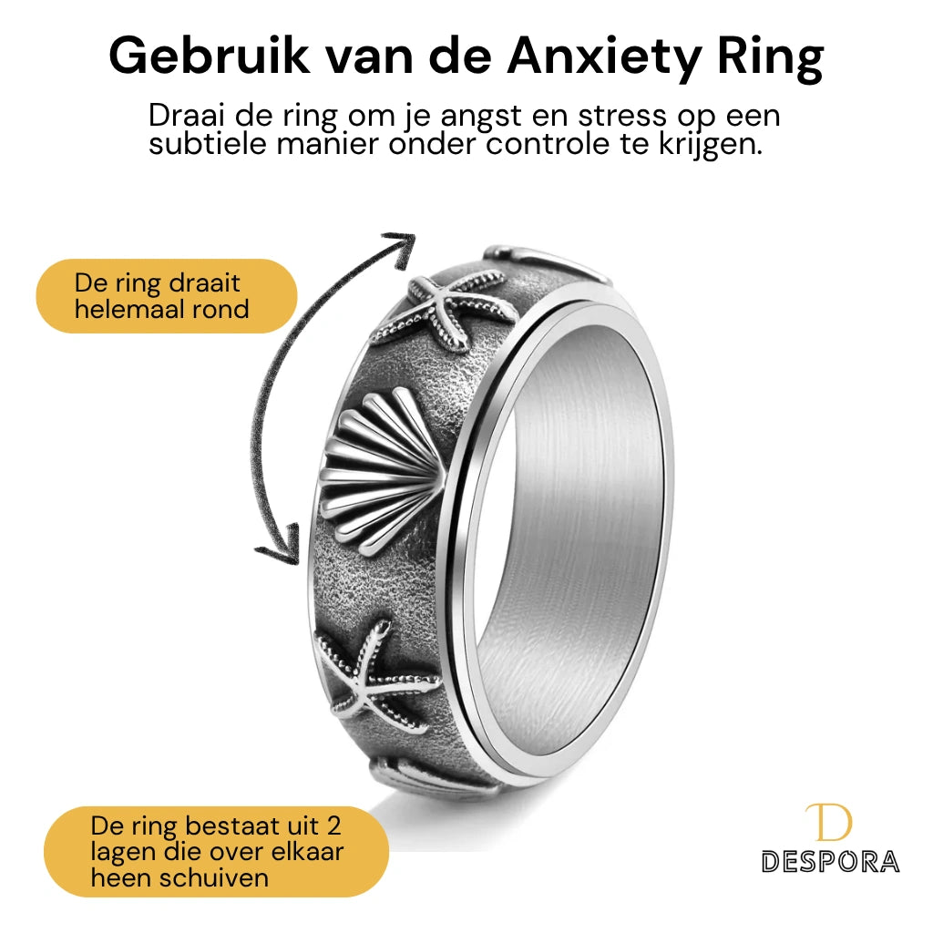 Anxiety Ring (Strand) Zilver gebruik