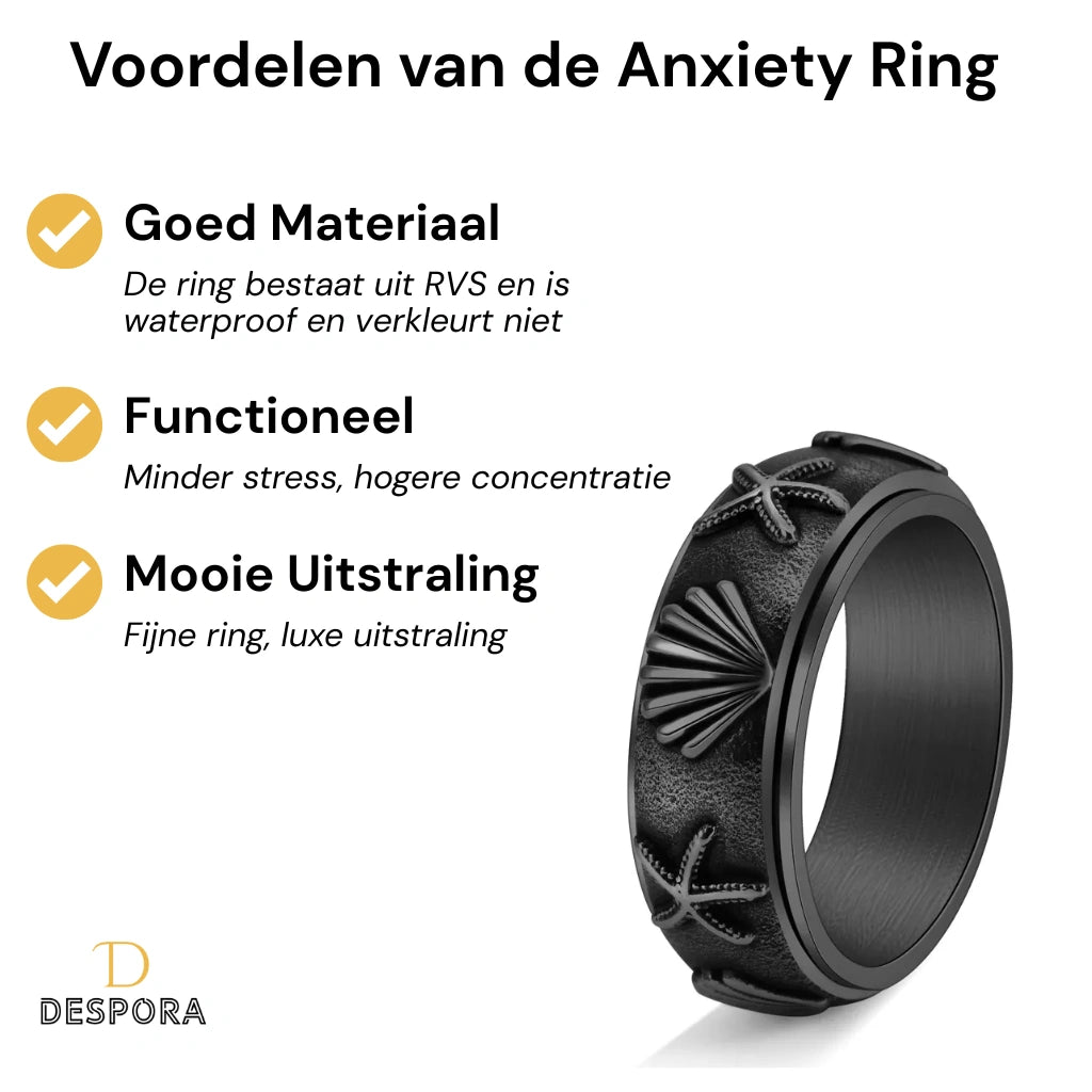 Anxiety Ring (Strand) Zwart voordelen