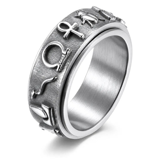 Anxiety ring (Egypte) Zilver