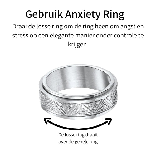 Despora Anxiety ring (Keltisch) Zilver – Despora